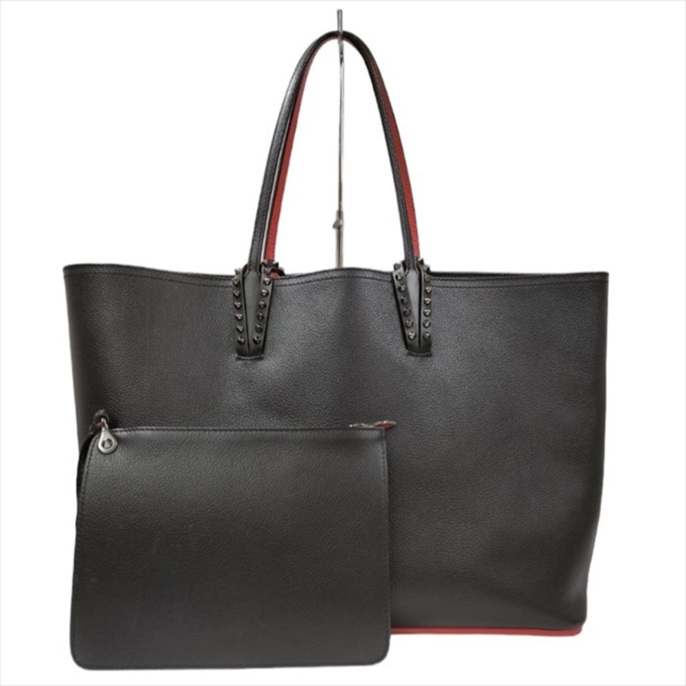 Christian Louboutin Cabata Leather Tote Bag Black